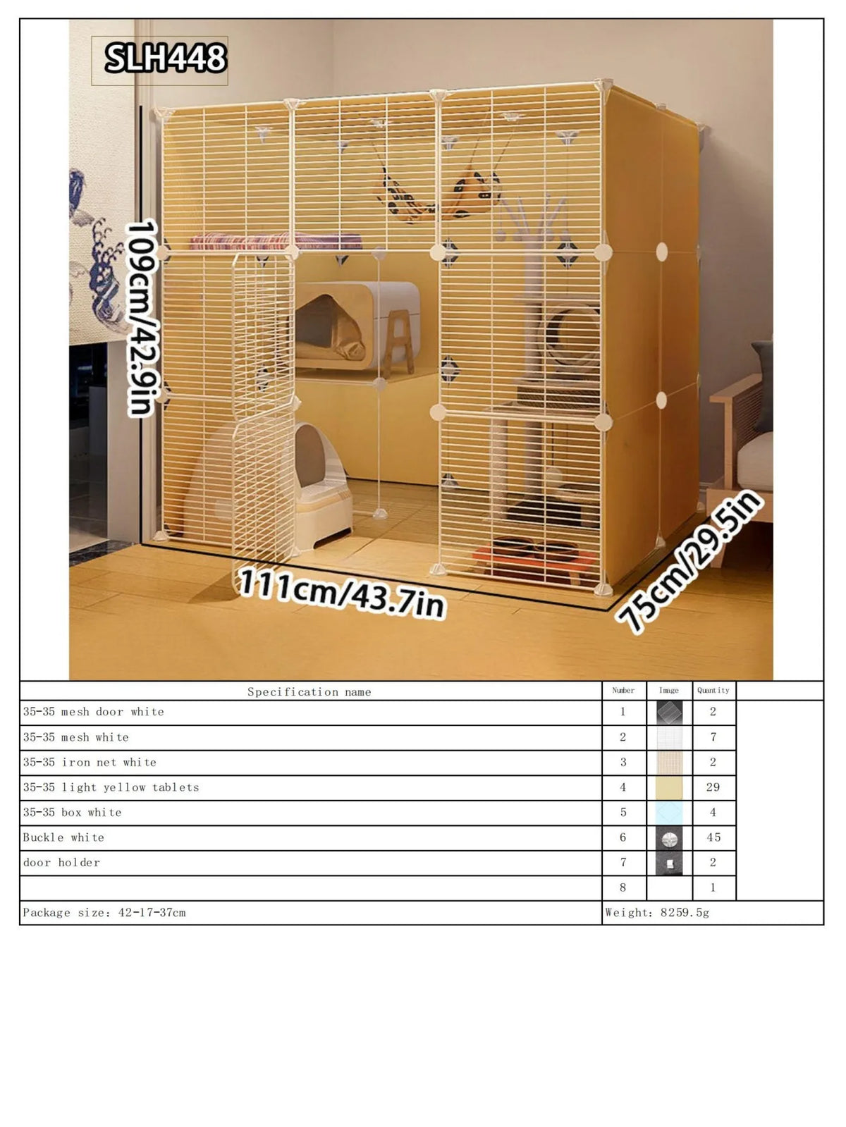 Spacious Indoor Pet Villa