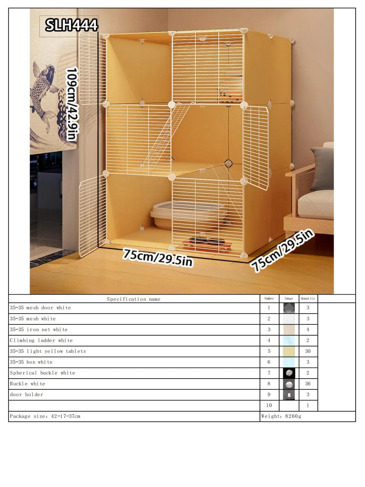 Spacious Indoor Pet Villa