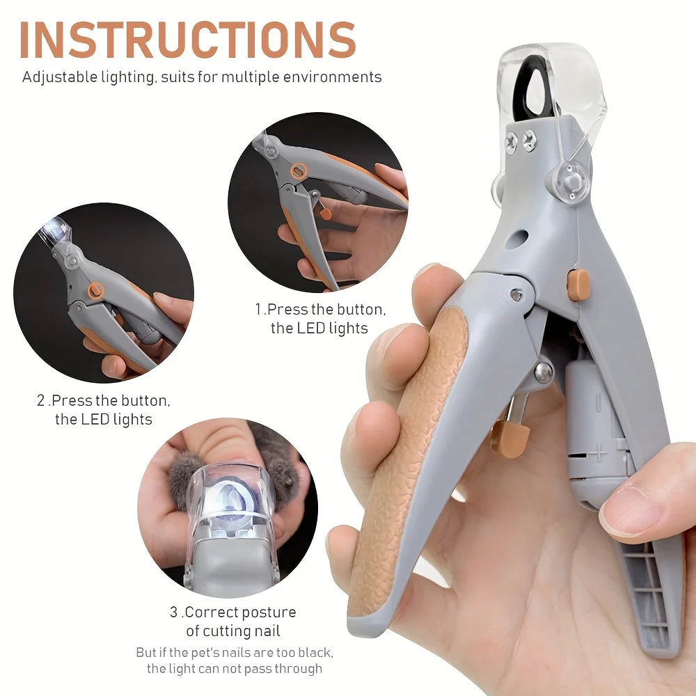 LED Safe Pet Clippers