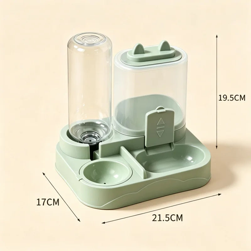 Transparent Pet Feeding Station