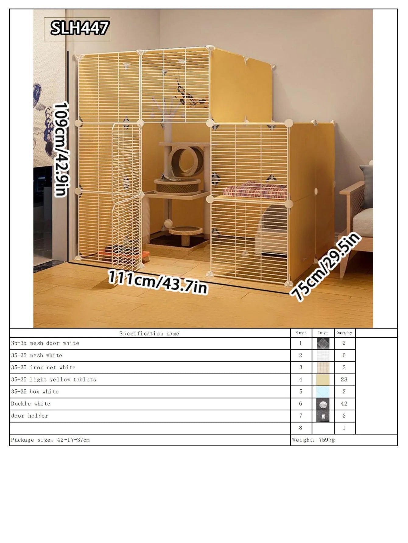Spacious Indoor Pet Villa