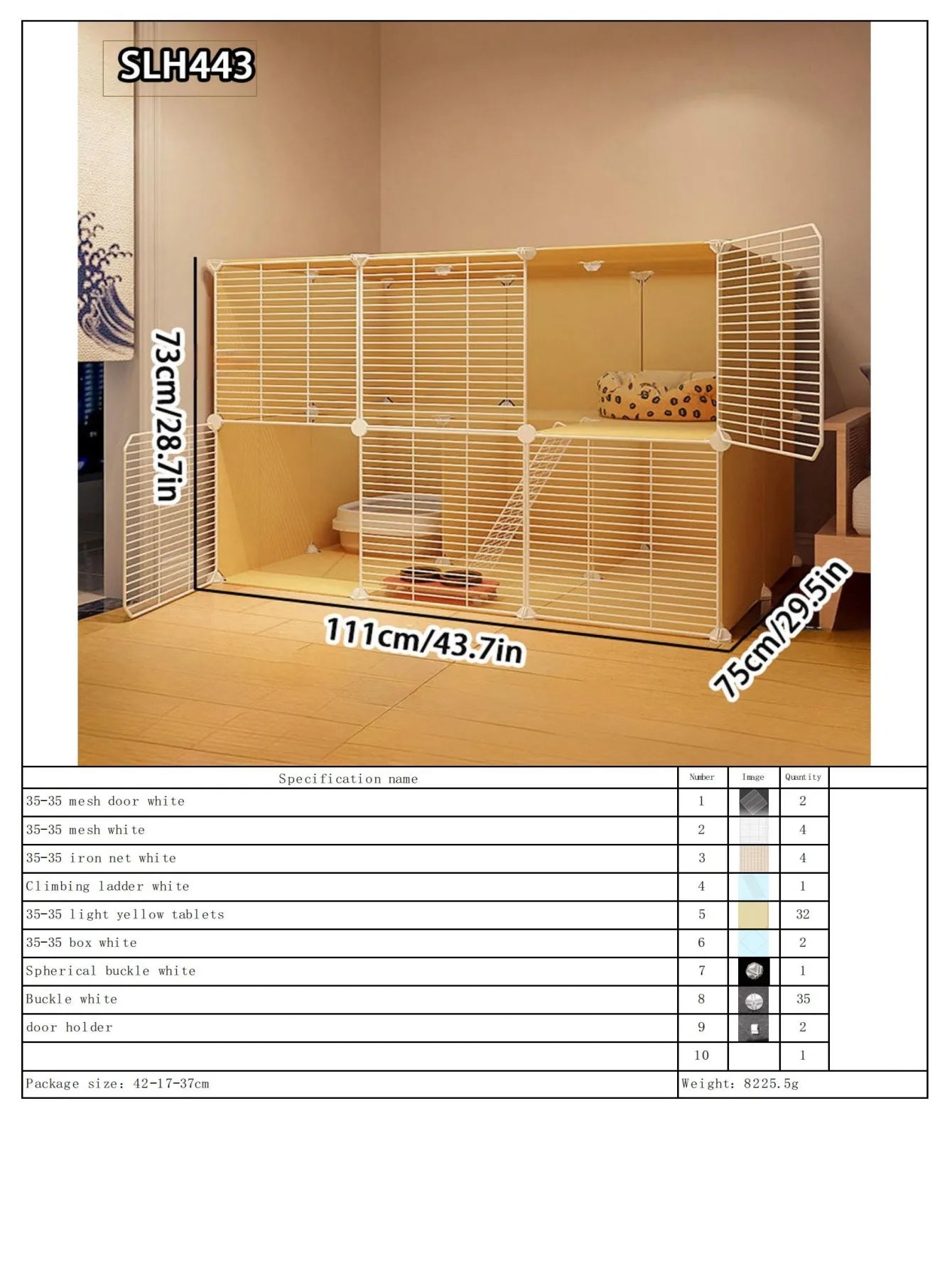 Spacious Indoor Pet Villa