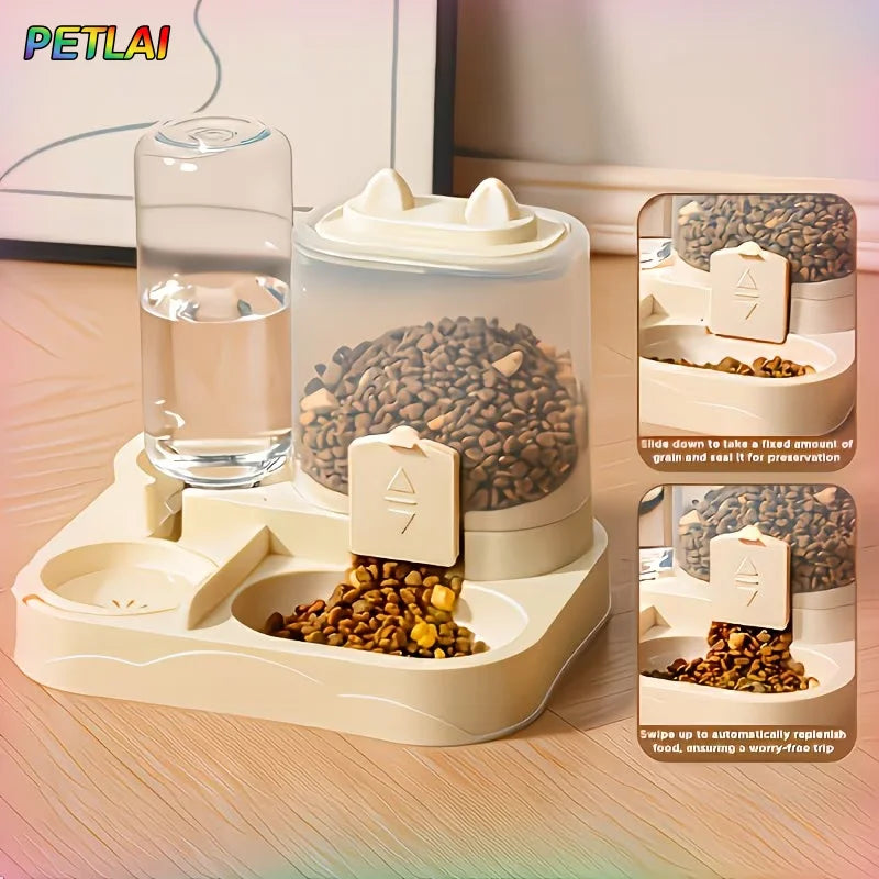 Transparent Pet Feeding Station