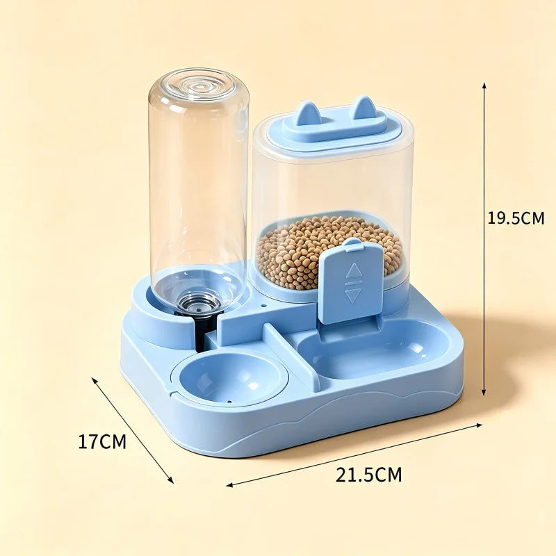 Transparent Pet Feeding Station