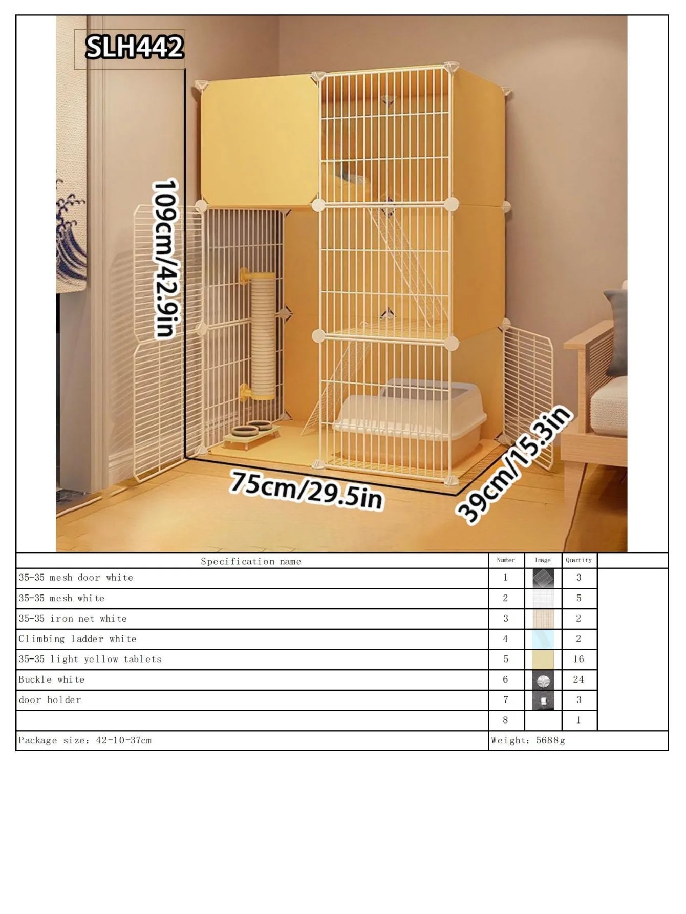Spacious Indoor Pet Villa