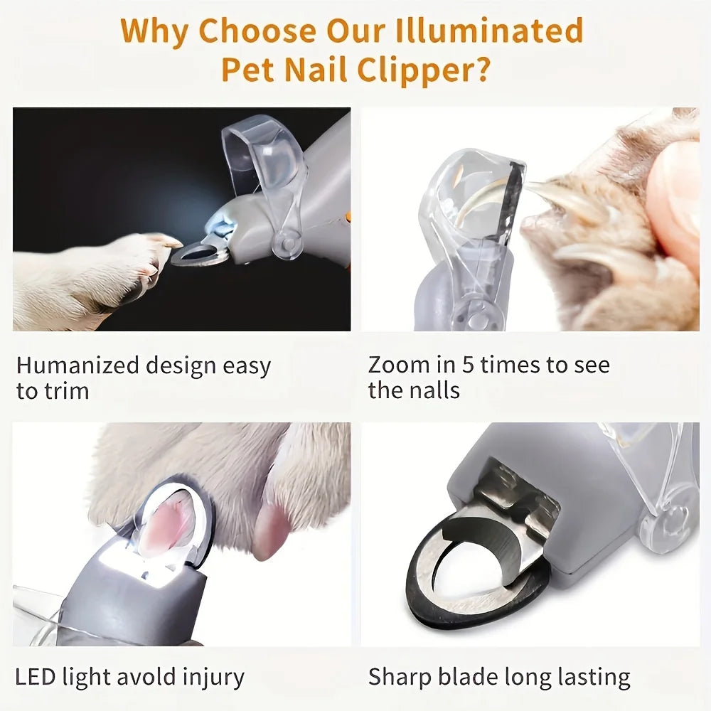 LED Safe Pet Clippers