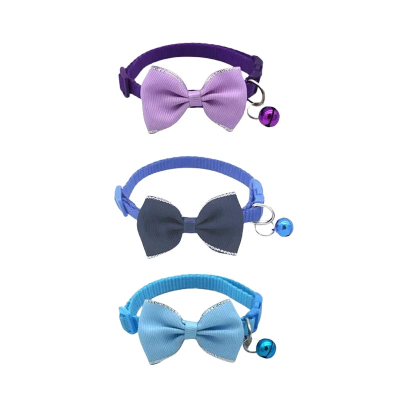 Cute Bow Bell Collar