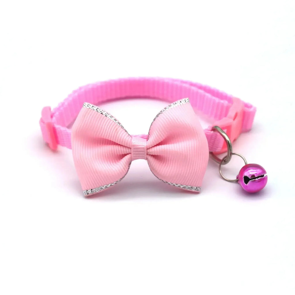 Cute Bow Bell Collar