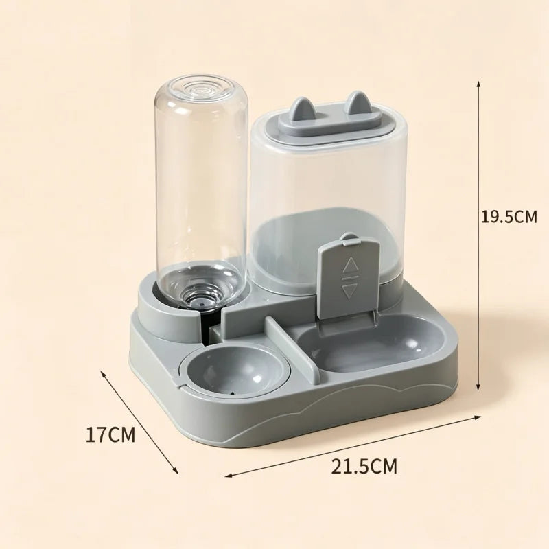 Transparent Pet Feeding Station