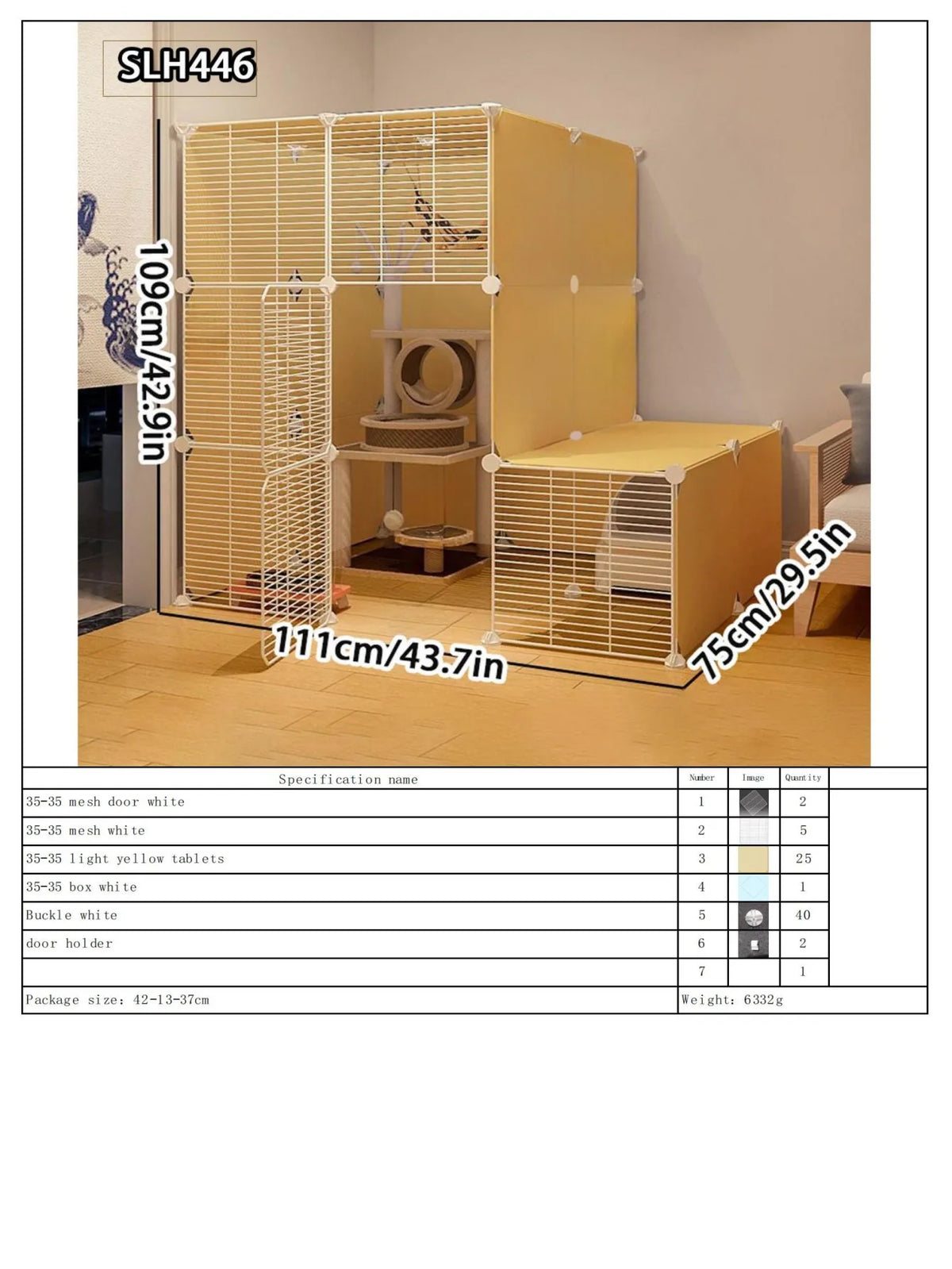 Spacious Indoor Pet Villa