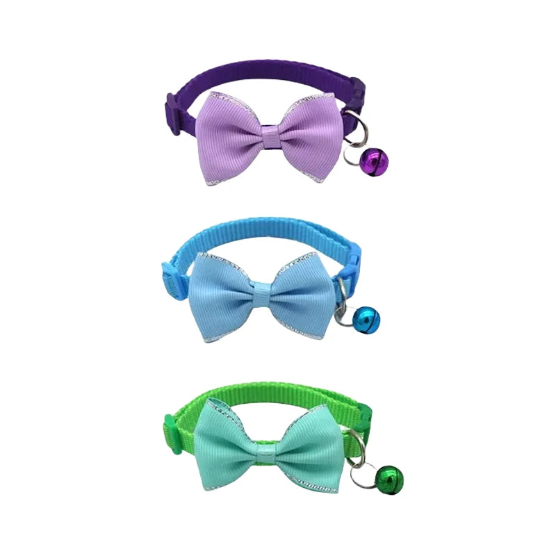 Cute Bow Bell Collar