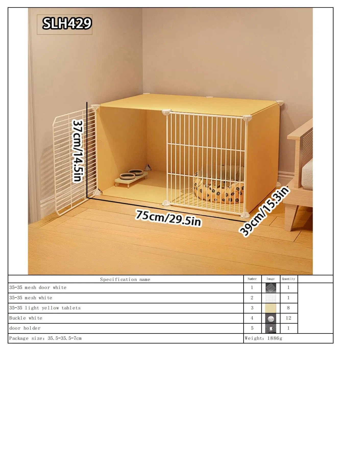 Spacious Indoor Pet Villa